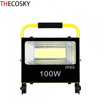 solar rechargeable LED flood lights
