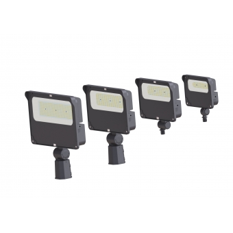LED outdoor waterproof floodlights with various installation methods